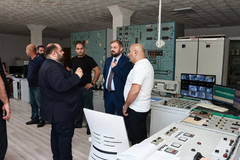 Геворг Папоян на заводе Араратцемент в Арарате