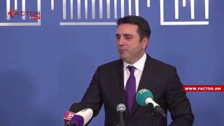 Ален Симонян на пресс-конференции в Мартуни