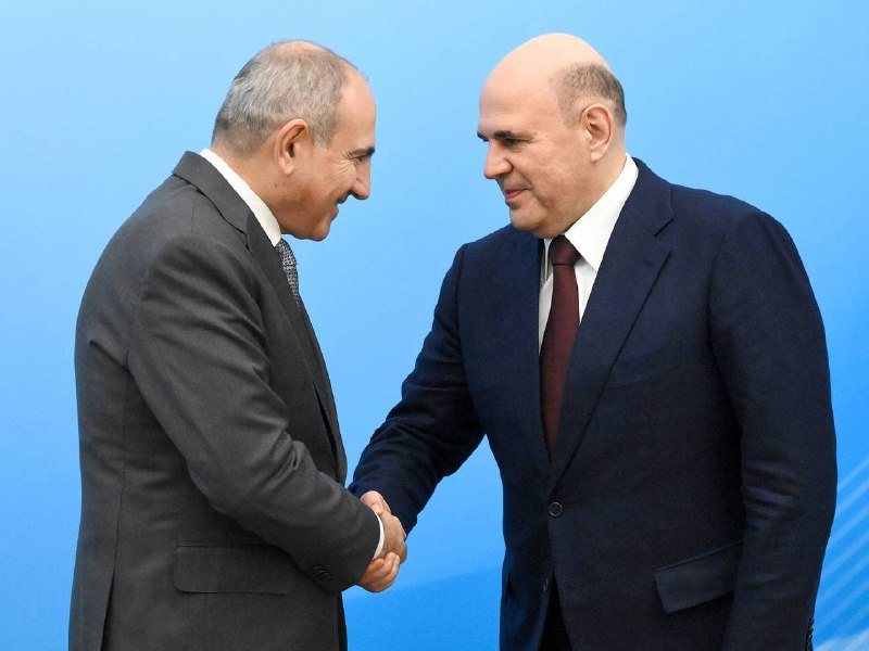 Михаил Мишустин и Никол Пашинян на переговорах в Екатеринбурге, Иннопром