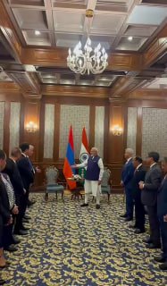Пашинян и Моди встретились в Бишкеке: армяно-индийский диалог