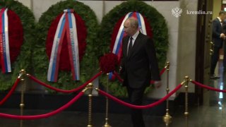Церемония прощания с бывшим министром обороны РФ Сергеем Ивановым в Москве