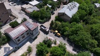 Чаренцаван (Гегаркуник) — новая дорога в квартале, ремонт детсада