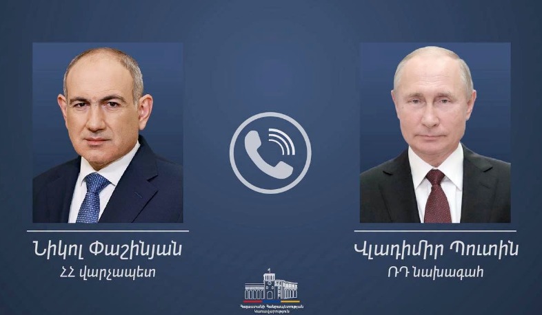 Никол Пашинян и Владимир Путин обсудили ситуацию в регионе в телефонном разговоре