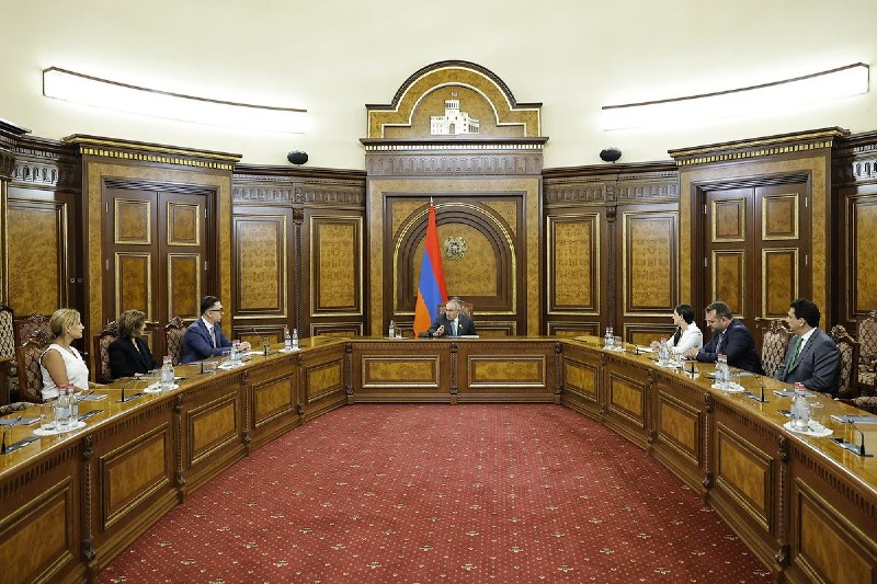Премьер-министр Никол Пашинян проводит встречу с представителями Бизнес-клуба выпускников Оксфорда в правительстве Армении