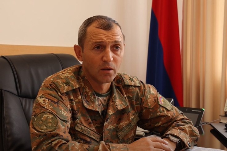 Официальное уведомление об освобождении Армена Гёзаляна от должности командира Специального армейского корпуса в Мартуни.