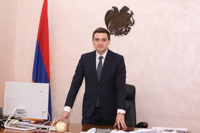 Армен Симонян освобожден от должности замминистра в Мартуни, Гегаркуник