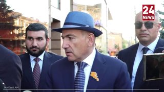 Никол Пашинян на брифинге в Ереване комментирует ситуацию с Аленом Симоняном